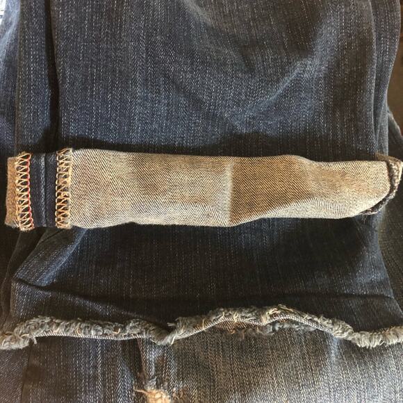 Torrid Boyfriend jeans distressed raw hem crop size 22 - Picture 6 of 12
